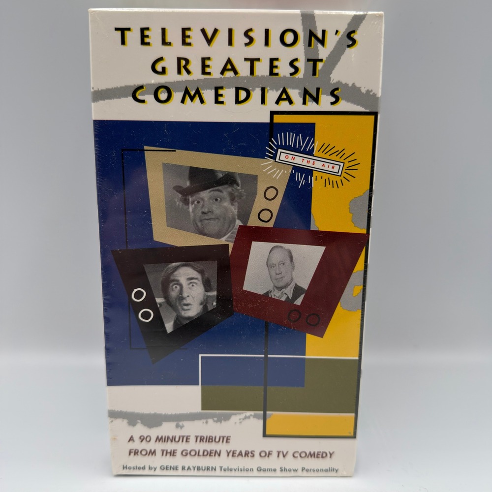 Televisions Greatest Comedians VHS 1993 Gene Rayburn Lucille Ball Sealed SHV1954